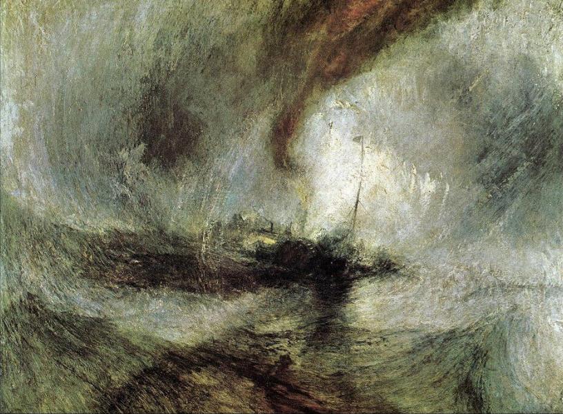 William Turner - Tempesta di neve, 1842