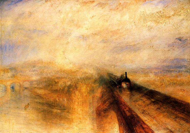 William Turner - Pioggia, vapore e velocità, 1844